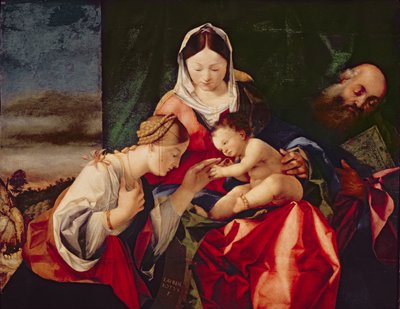 The Mystic Marriage of Saint Catherine by Lorenzo Lotto